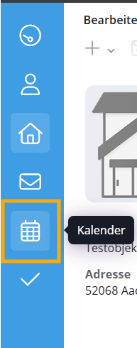 onOffice-Kalender: Besichtigungstermin öffnen
